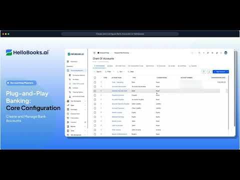 How to Configure Bank Accounts — Bank Setup & Reconciliation Demo