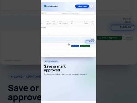 Hellobooks Expense Claims | Submit, Approve & Track Employee Expenses