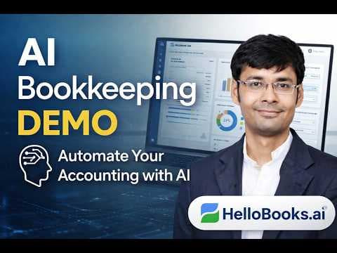 How AI Automates Bookkeeping for SMBs | HelloBooks.ai Demo