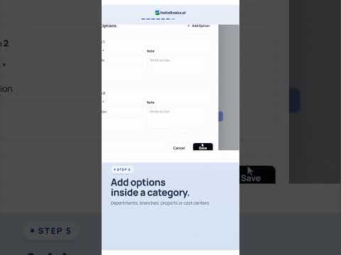 Track Projects, Classes & Locations in HelloBooks AI | Smart Tracking Options