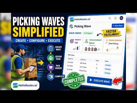 How to Create and Execute Picking Waves — Warehouse Tutorial