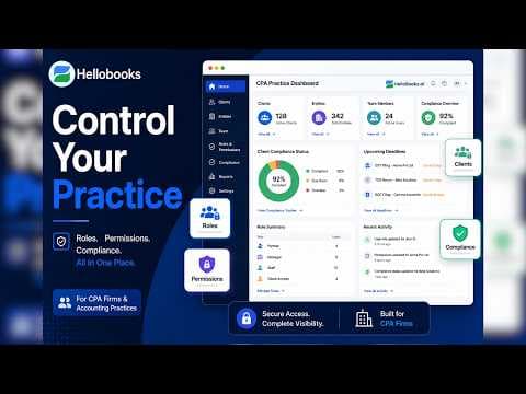 Manage Roles, Permissions & Compliance — CPA Practice Dashboard