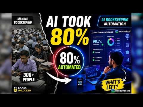 AI Just Killed 80 — of Manual Bookkeeping Tasks — Here's What's Left