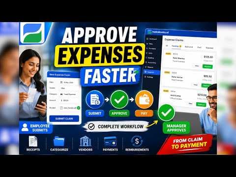 How to Manage and Approve Expense Claims in Hellobooks | Complete Workflow
