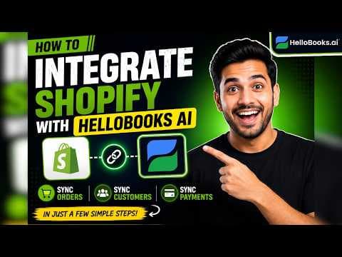 How to Integrate Shopify with HelloBooks AI | Sync Orders, Customers & Payments