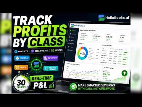 Class Tracking in Accounting Made Simple (Full Demo) | Hellobooks