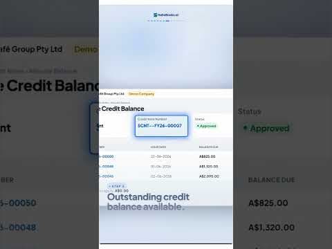 Hellobooks Sales Credit Notes | Manage Customer Credits & Invoice Adjustments