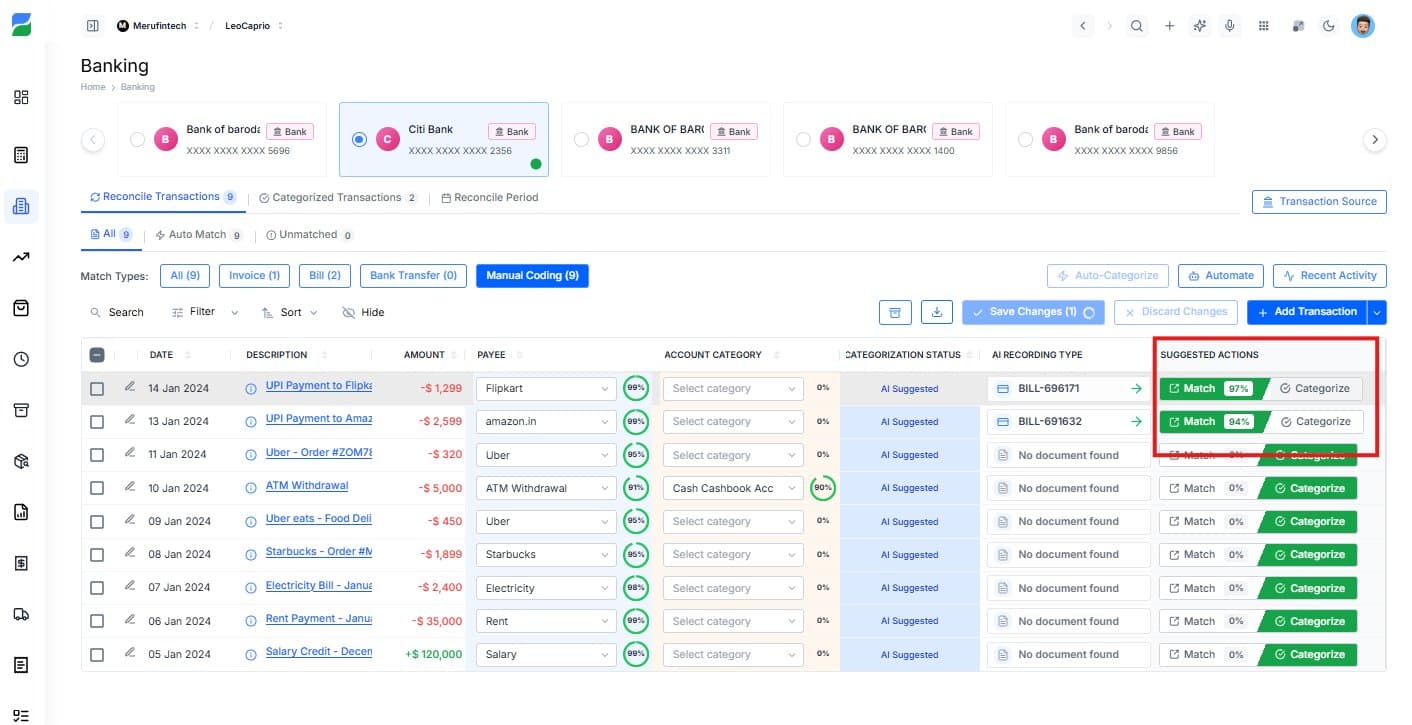 Review & Save Changes