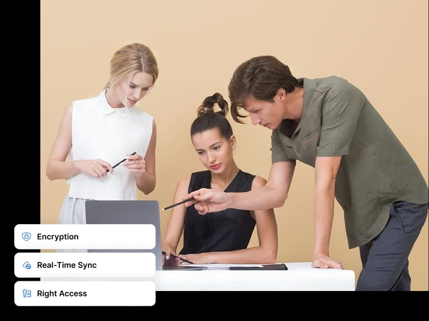 Team working together