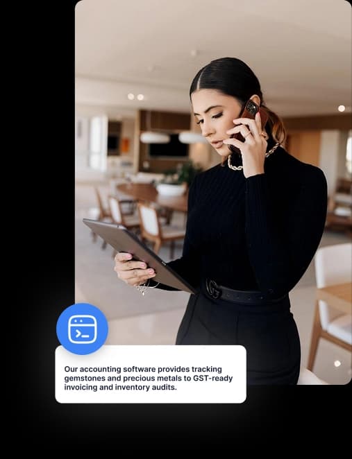 Jewellery business owner