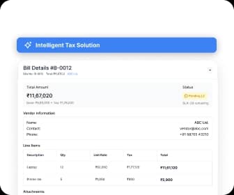 Intelligent Tax Calculation