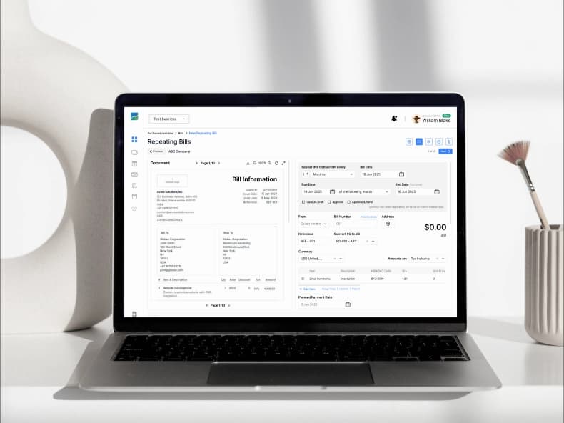 Laptop with tax software