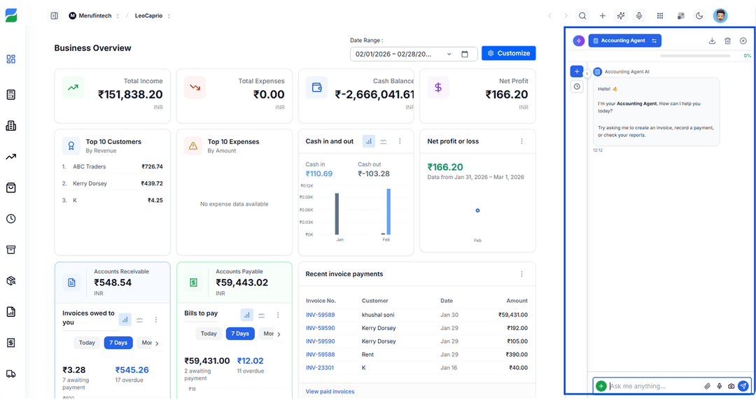 AI Accounting Agent preview
