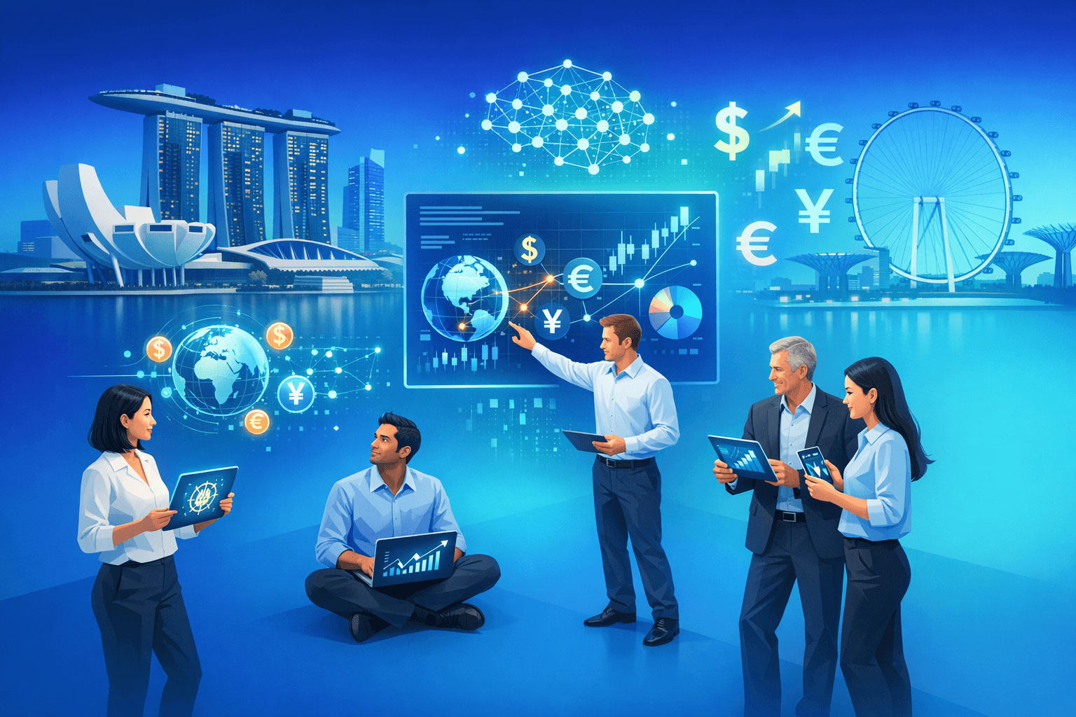 Cover: AI and Multi-Currency Accounting in Singapore: A Guide for Regional Finance Teams. AI for Multi-Curr