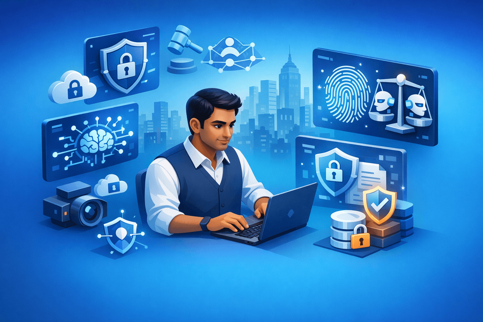 Cover: AI Ethics in Indian Accounting: Data Privacy, Client Confidentiality and DPDP Act. AI Ethics in Indi