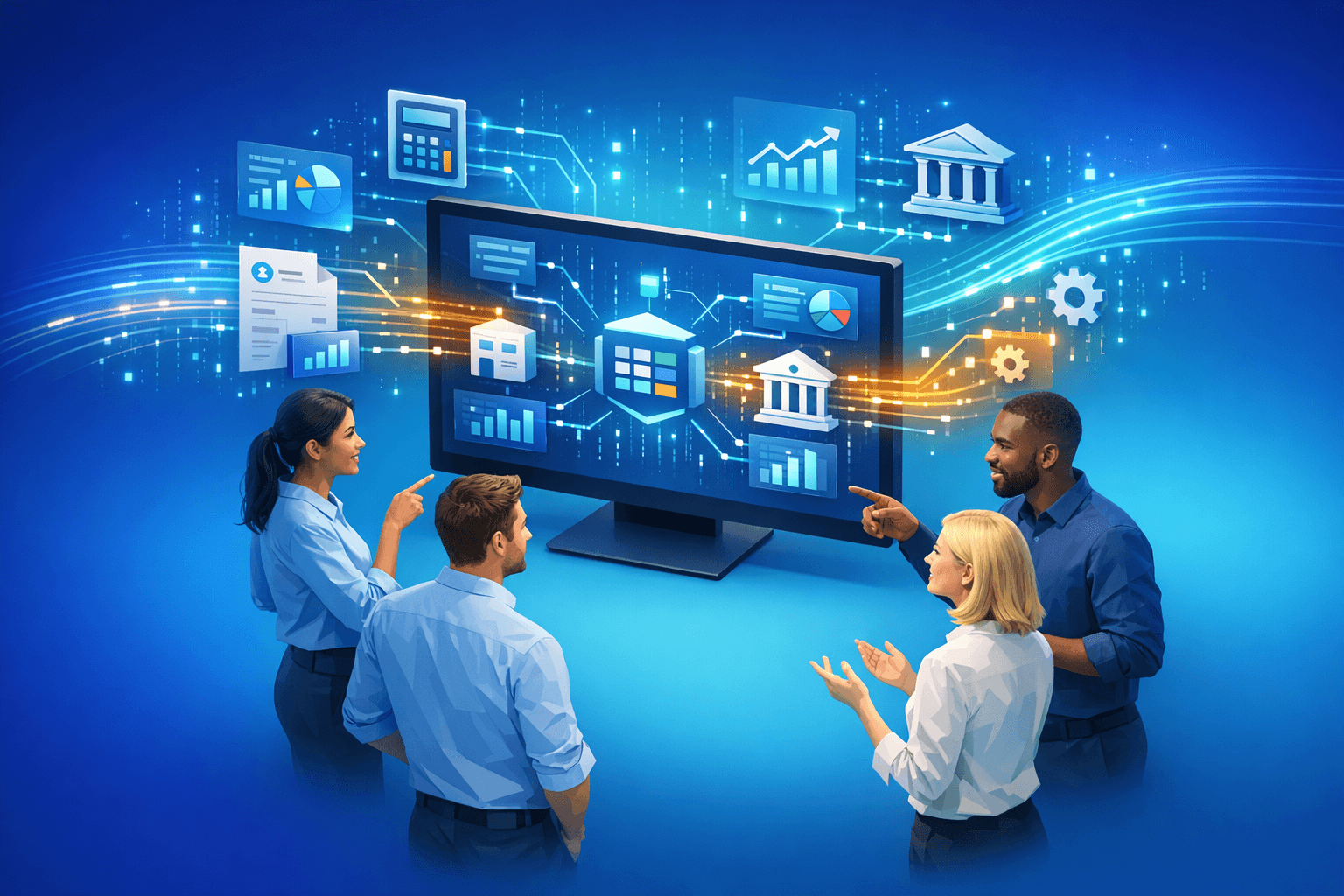 Cover: Autonomous general ledger integration with existing financial tools. Autonomous General Ledger Integ