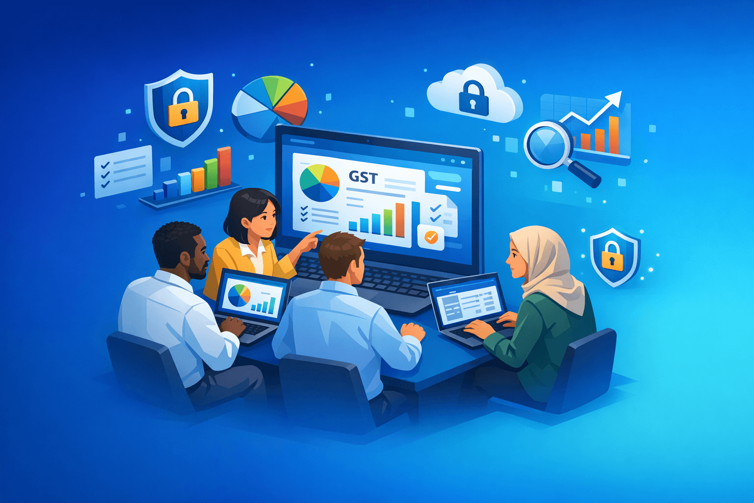 Cover: Best GST Filing Software for CA Firms in India 2025. Top GST Filing Software for CA Firms 2025. Guid