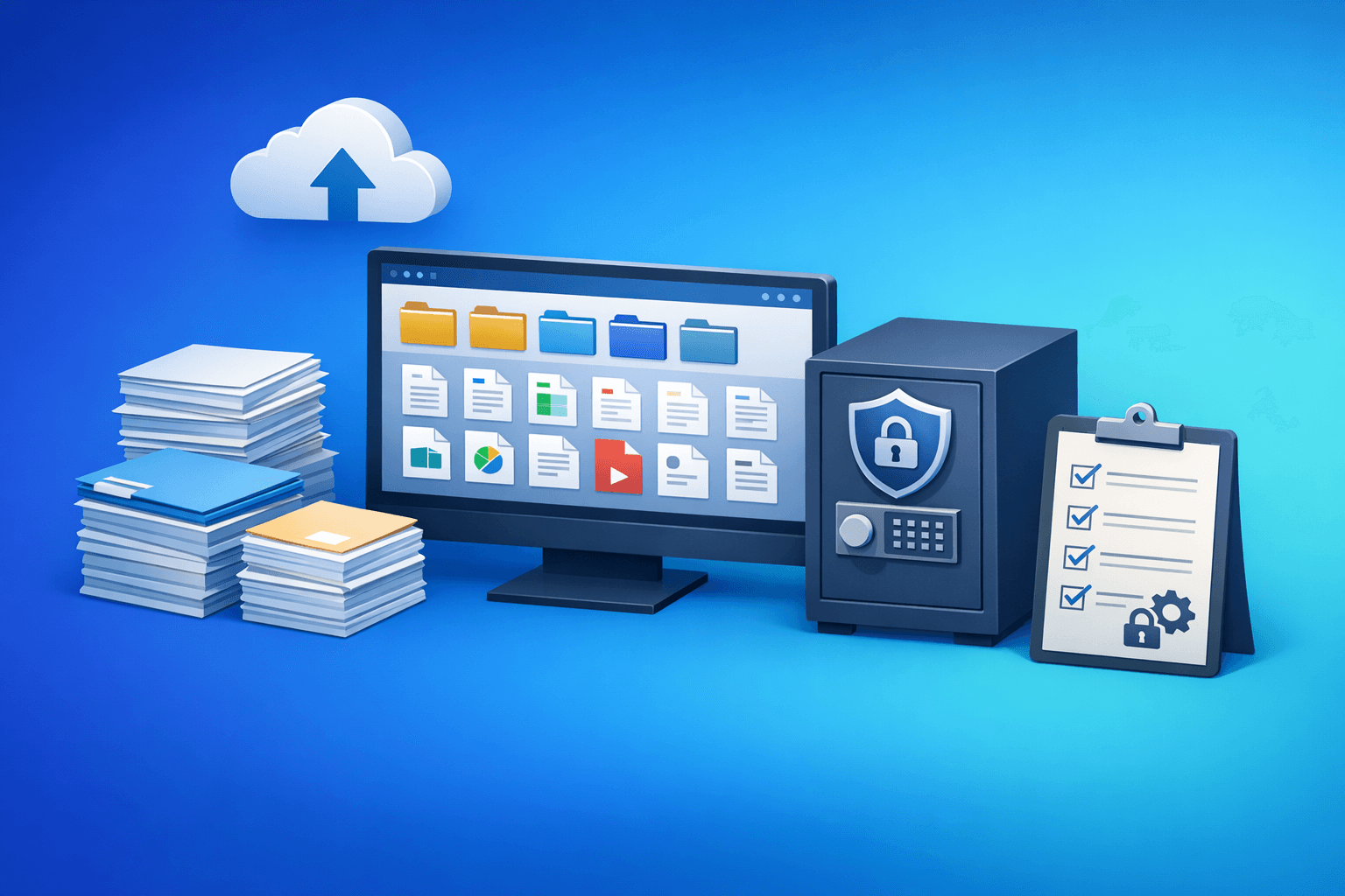 Cover: Document Management for CA Firms: Stop Losing Client Files. Stop Losing Client Files: Document Manag