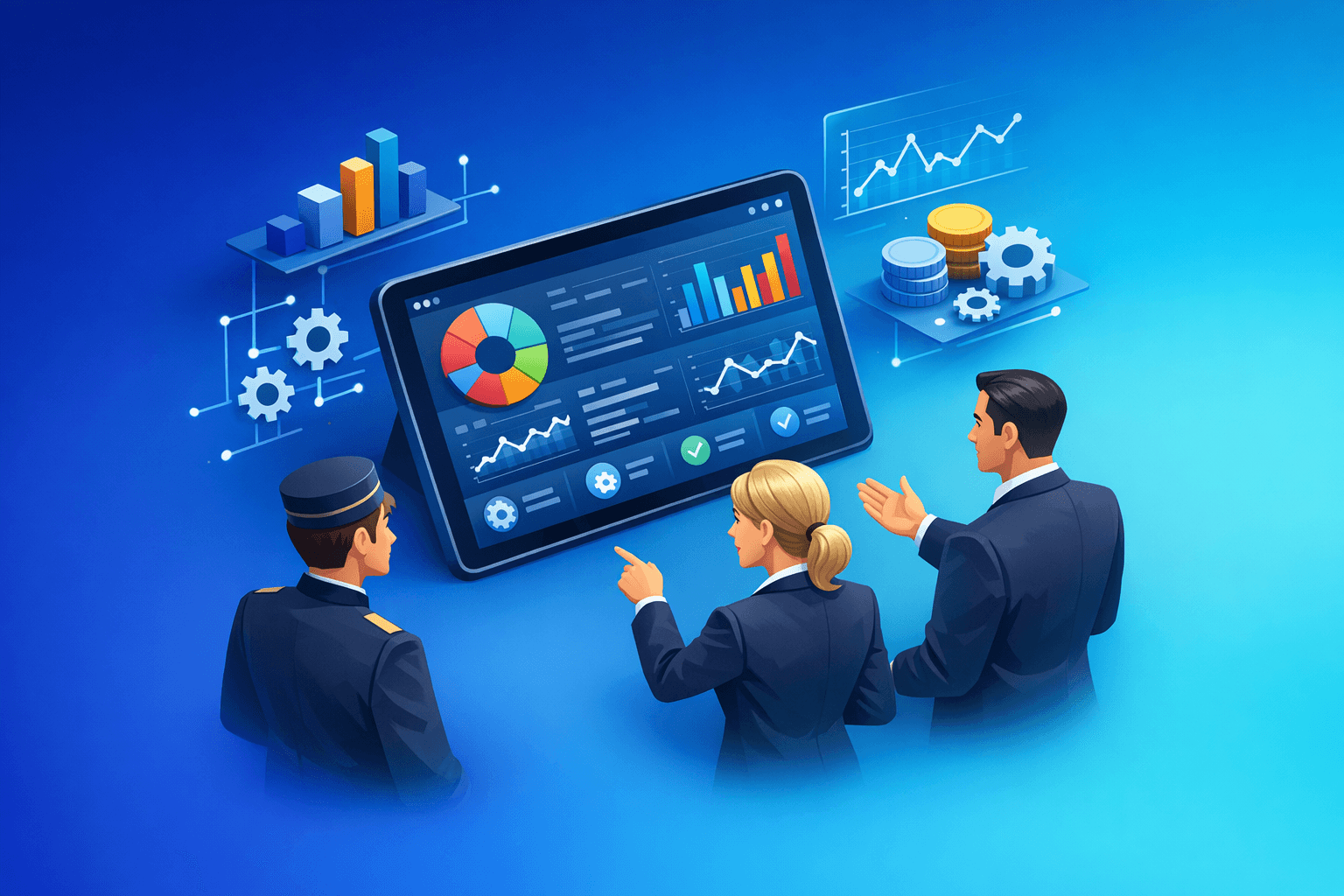 Cover: Eliminating manual accounting processes in hotels. Hotel Accounting Automation Guide for Hotels. Pra