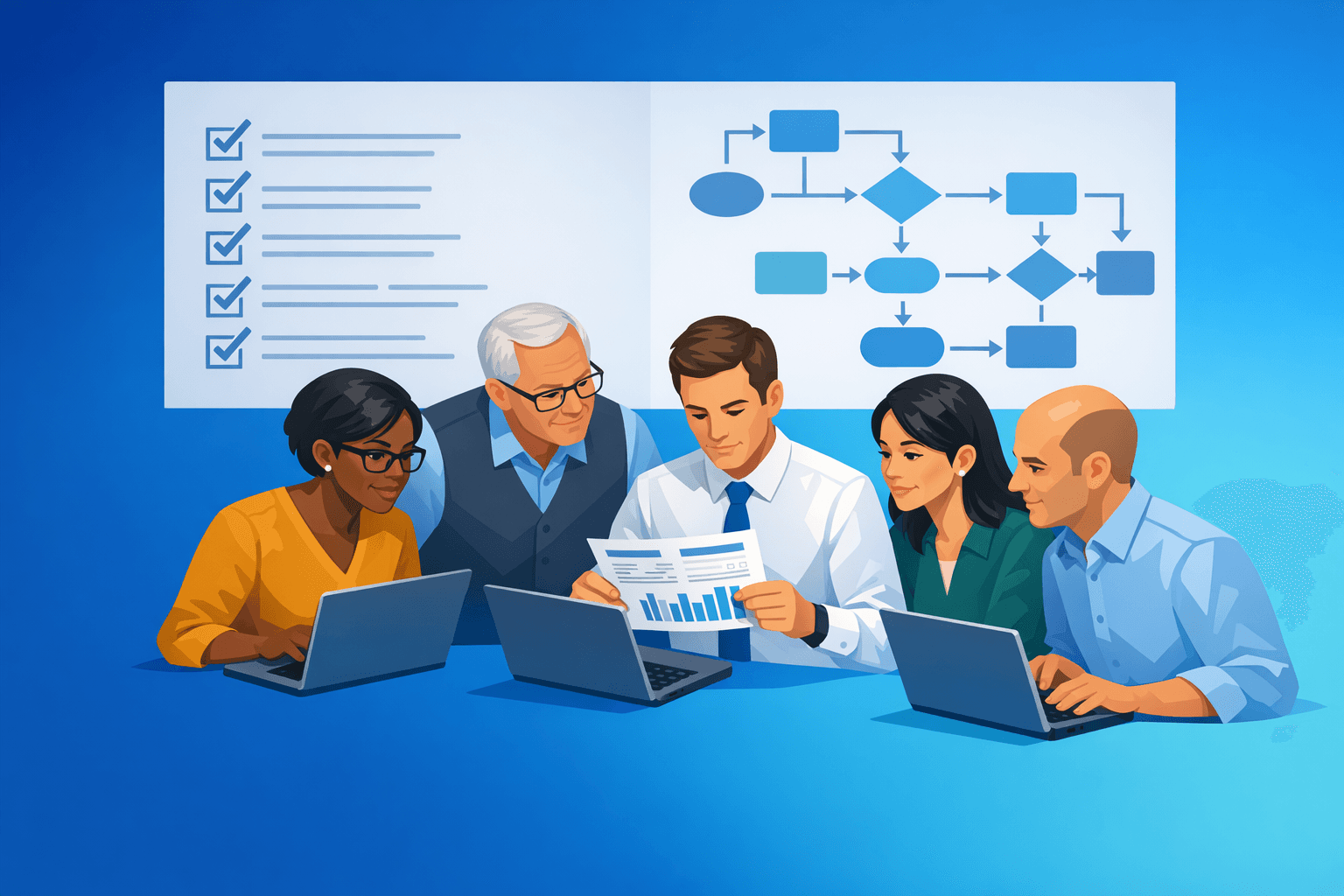 Cover: Final review of client reports in an accounting suite. Final review guide for client reports. Step-b