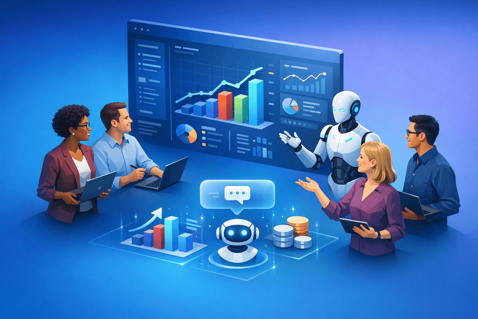 Cover: From Sole Trader Bookkeeper to Business Advisor: AI's Role in UK Accounting. AI in UK Accounting: Bo