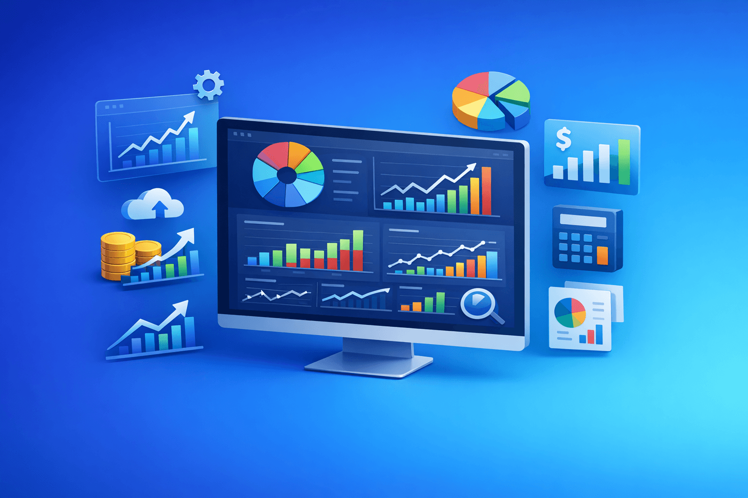 Cover: Generating custom financial reports from an accounting system without using spreadsheets. Custom Rep