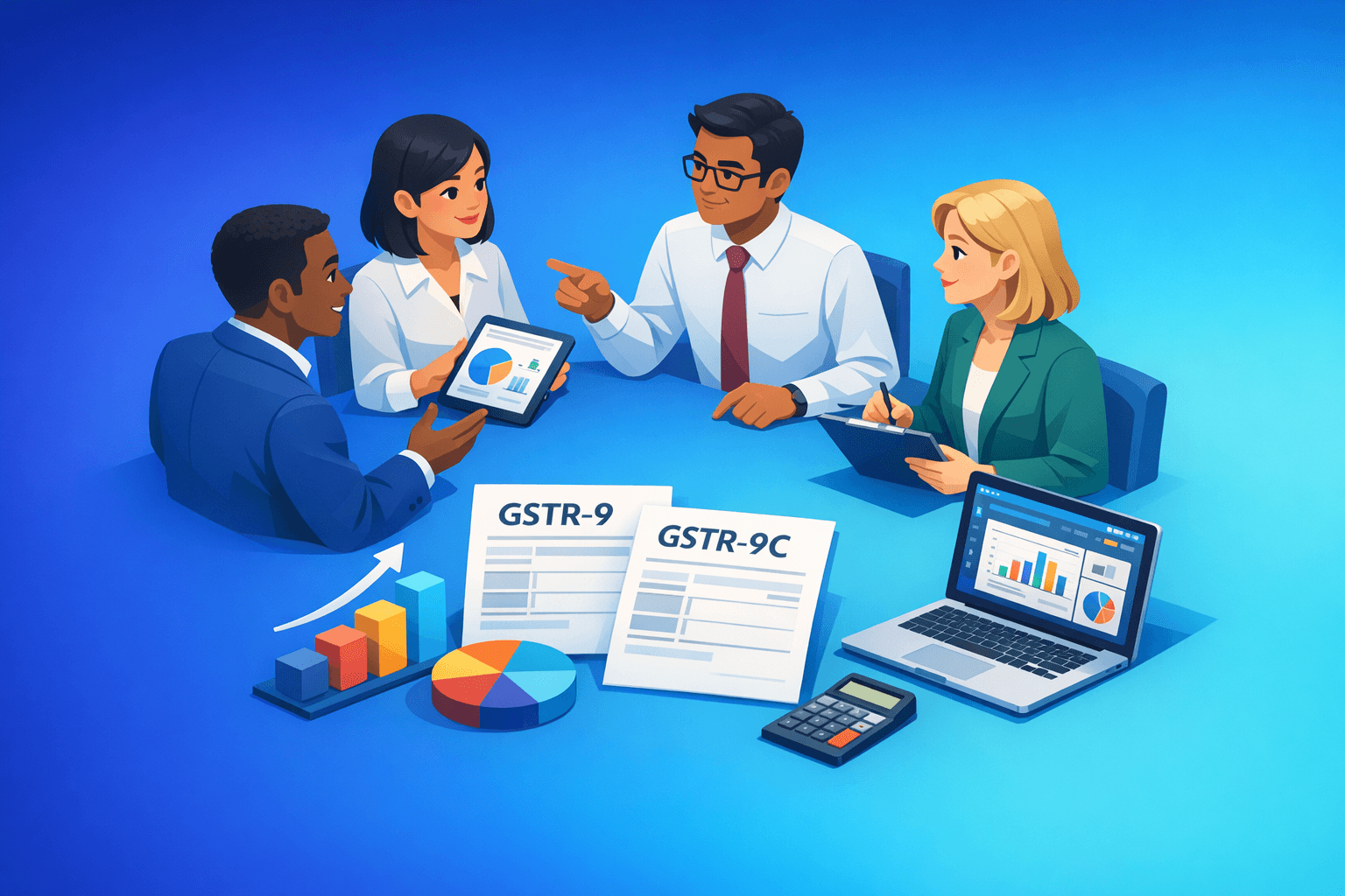 Cover: GST Annual Return (GSTR-9 and GSTR-9C) Guide for SMEs. GSTR-9 and GSTR-9C Guide for SMEs. Practical