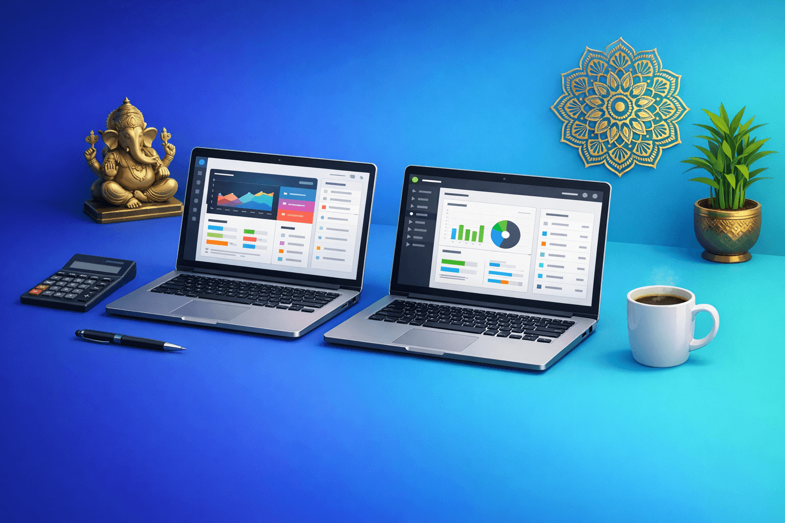 Cover: HelloBooks vs QuickBooks Online for Indian Businesses. Accounting Software Comparison for Indian Bus