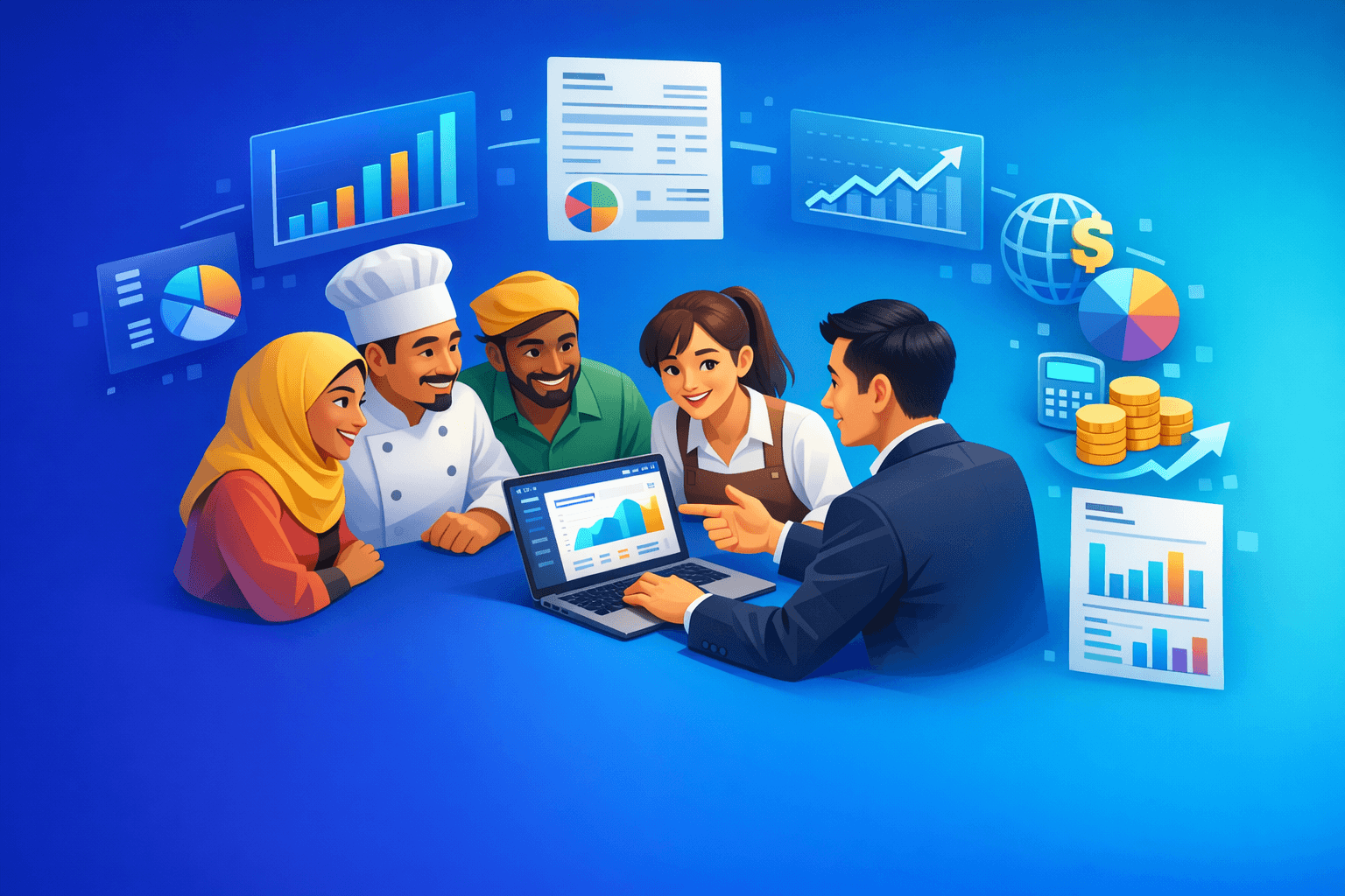 Cover: How Singapore SMEs Save Hours Each Week When Their Accountant Uses AI. Save Hours: AI Accounting for