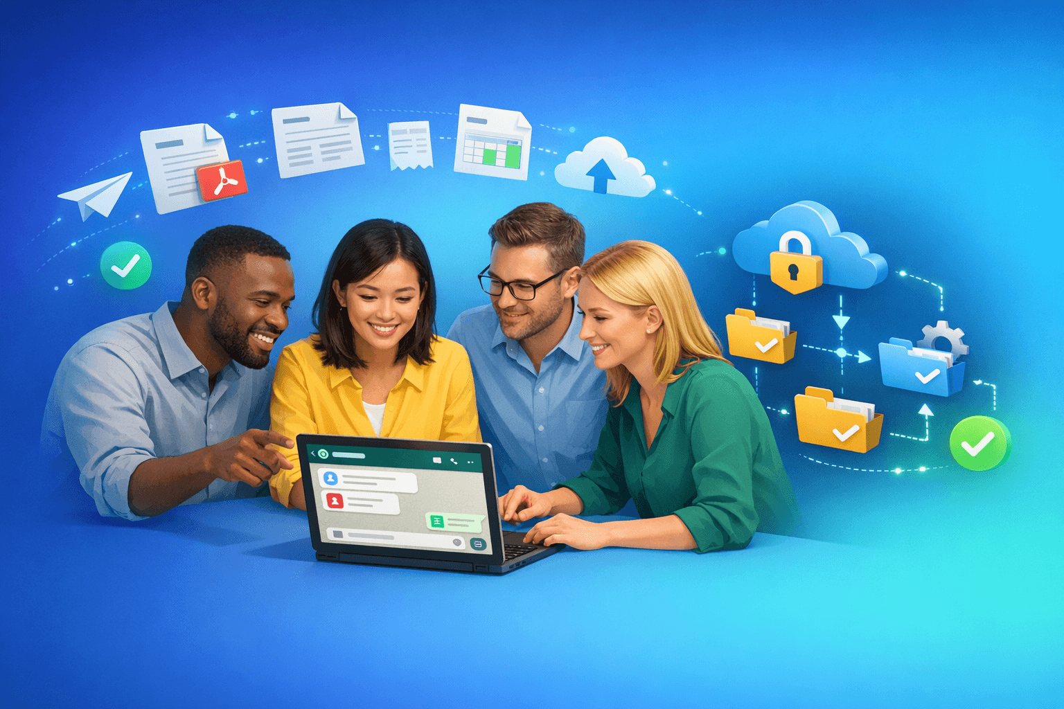 Cover: How WhatsApp Can Automate Client Document Collection for CA Firms. Automate Client Document Collecti