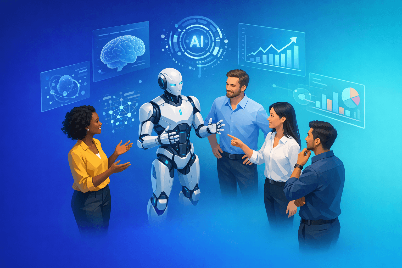 Cover: Human Ai Collaboration And Acceptance. Human-AI Collaboration Guide. Practical guidance on human-AI