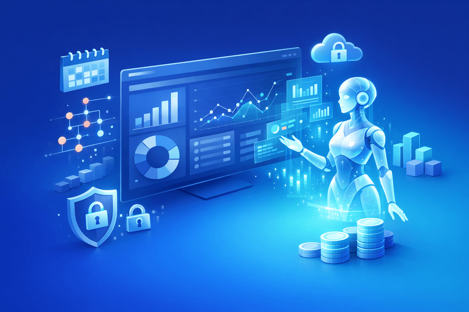 Cover: Integration of an AI assistant with an accounting platform. AI Integration for Accounting Platforms.