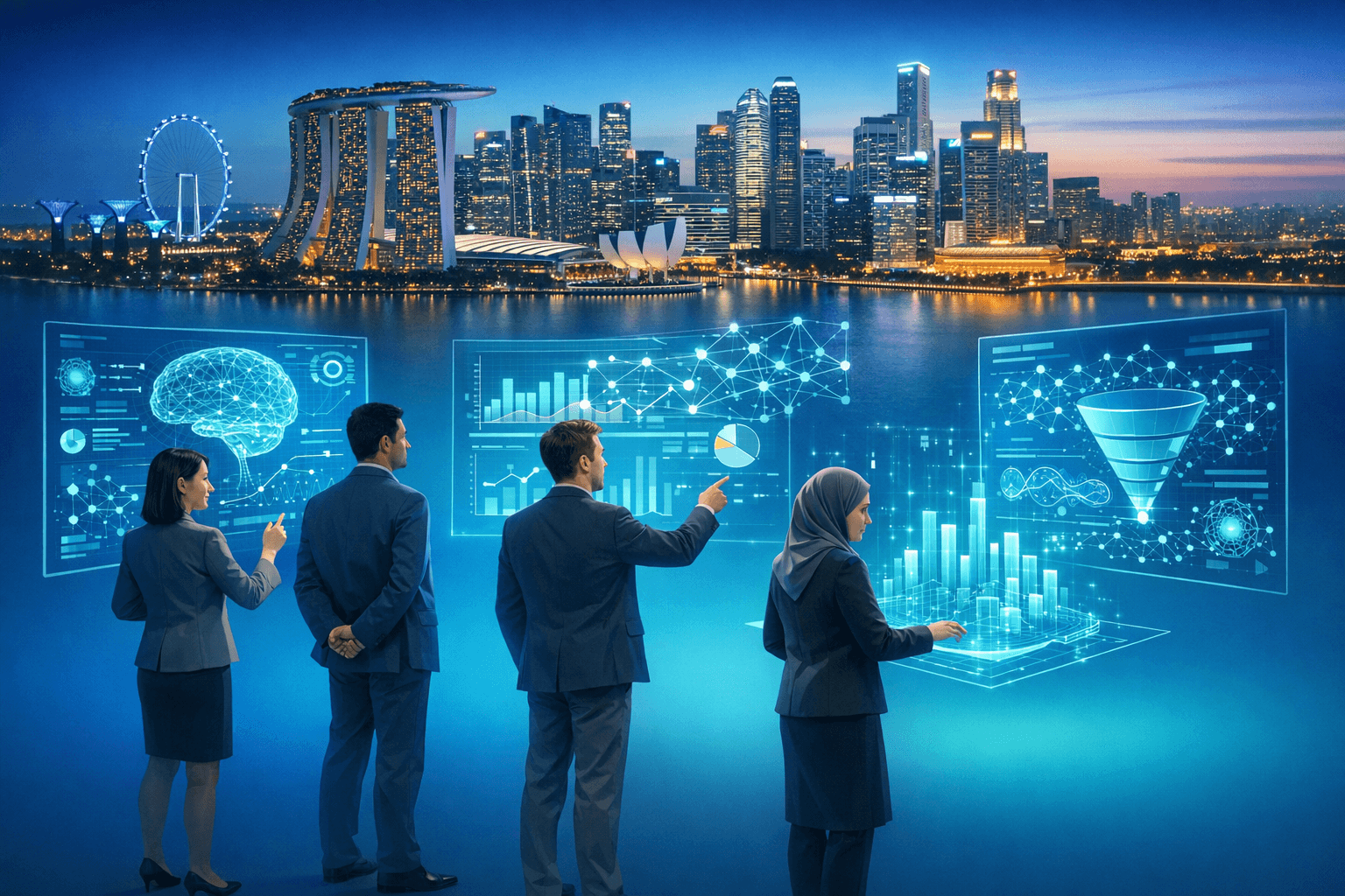 Cover: IRAS and AI: How Singapore's Tax Authority is Embracing Artificial Intelligence. Singapore Tax Autho