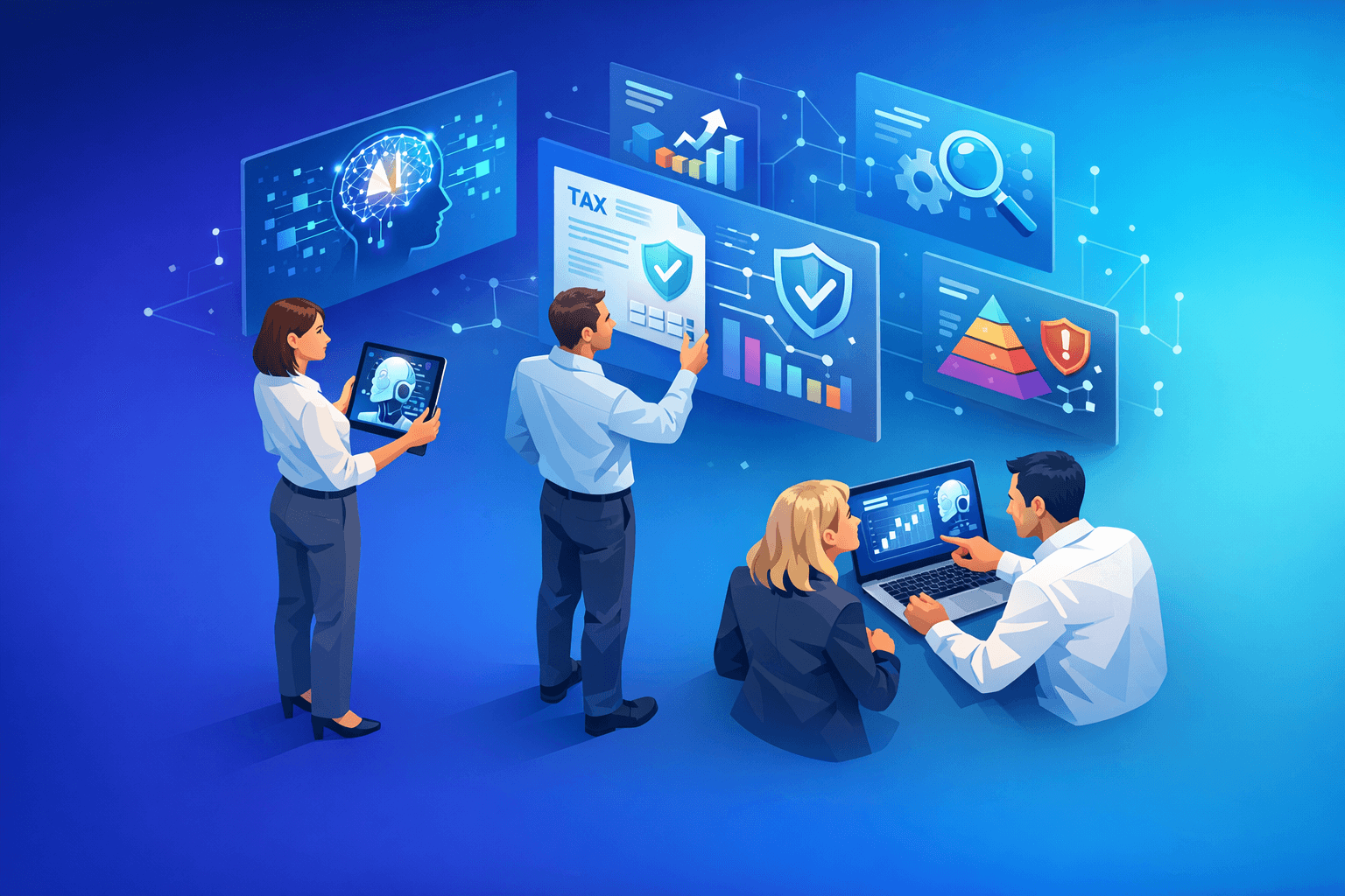 Cover: Making Tax Digital and AI: How UK Accountants Are Automating MTD Compliance. AI and Making Tax Digit