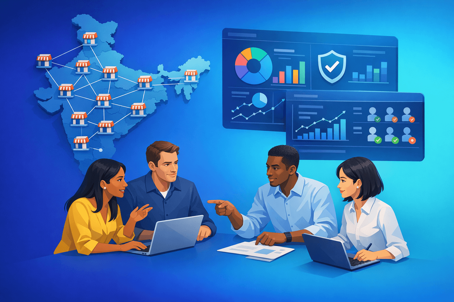 Cover: Managing franchise payroll for multi-outlet businesses in India. Managing Franchise Payroll for Mult