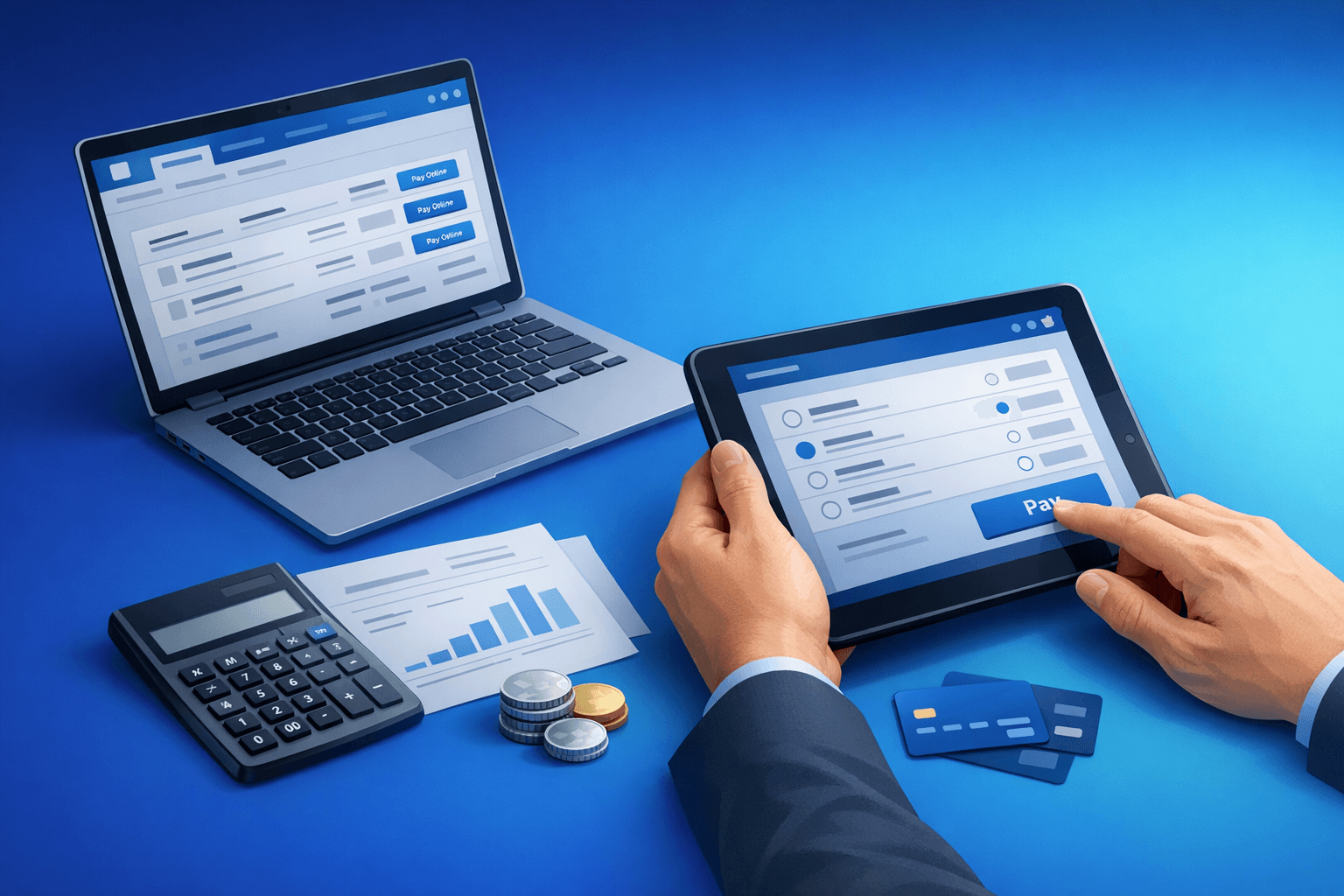 Cover: Online bill payments feature in accounting software. Online Bill Payments Guide. Learn how online bi