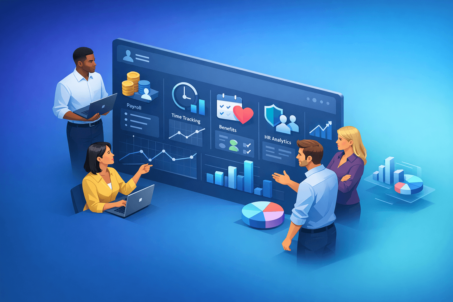 Cover: Payroll as a workforce solutions platform. Payroll Platform as a Workforce Solutions Hub. Explore ho