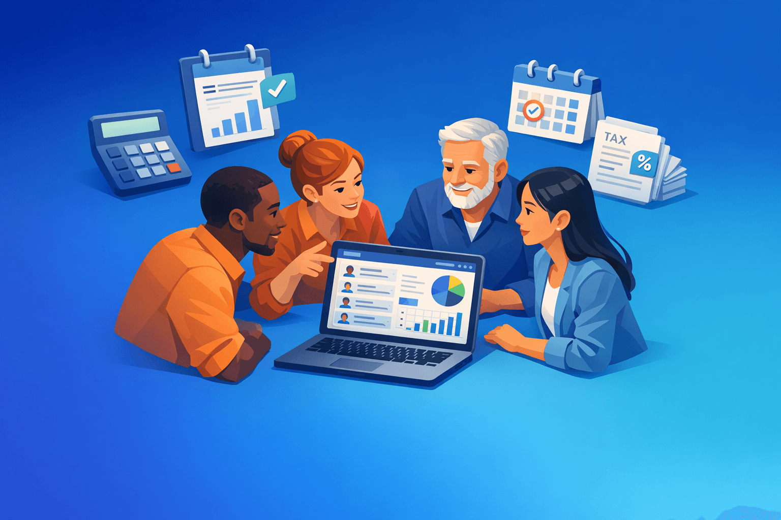 Cover: Payroll management for small businesses. Payroll management guide for small businesses. Practical gu