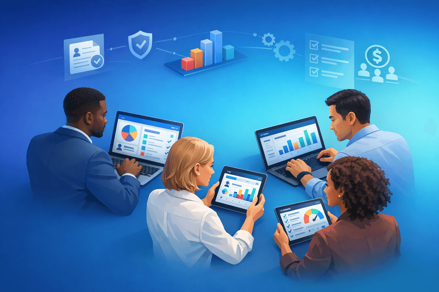 Cover: Payroll solution comparison for small and medium enterprises. Compare Payroll Software for SMEs. A p