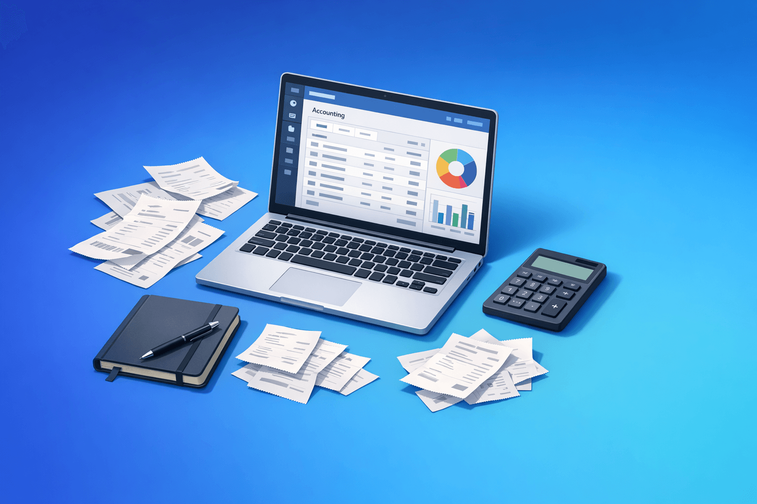 Cover: Recording expenses without a bank connection in an online accounting system. Manual Expense Entry Gu