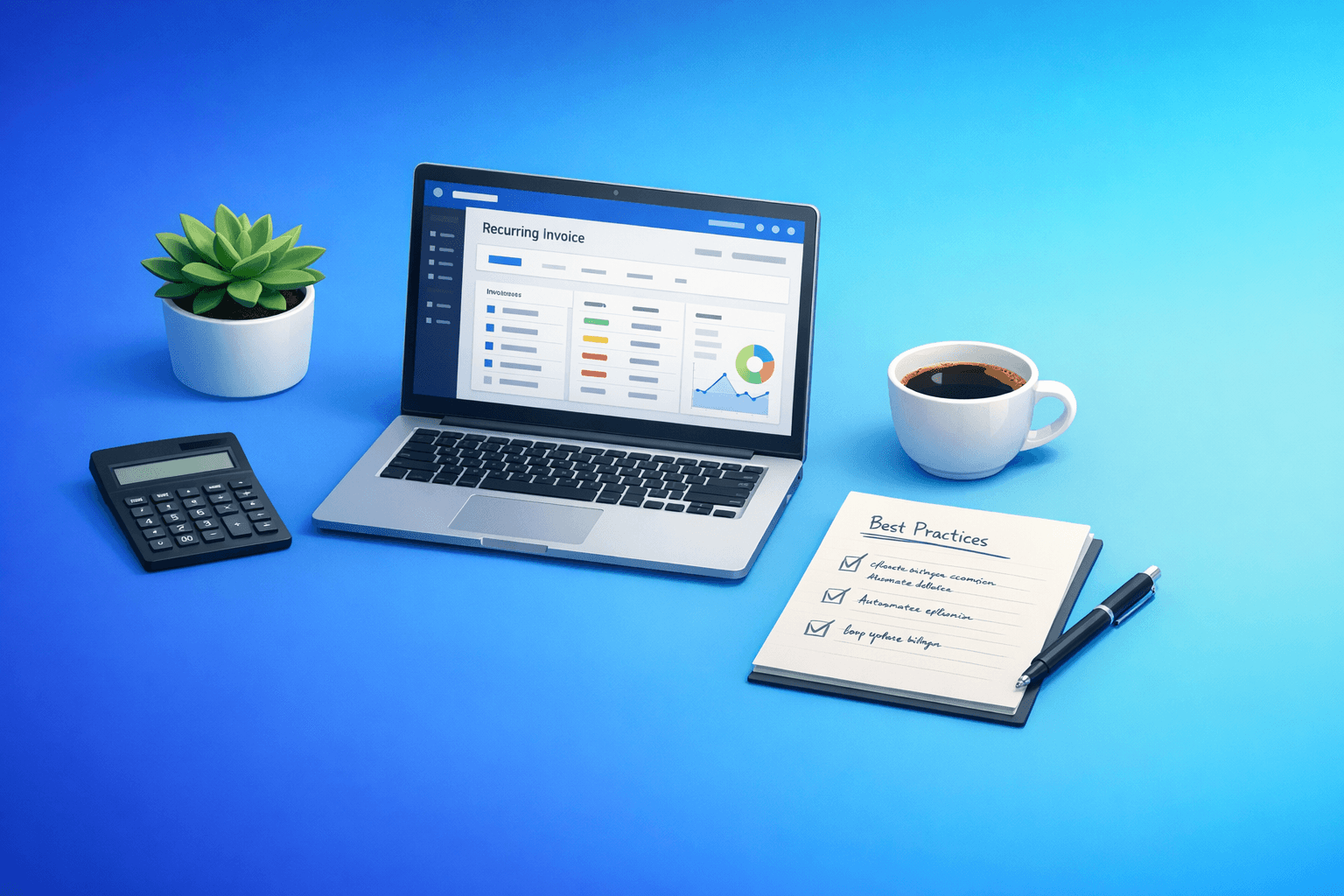 Cover: Recurring Invoices: When and How to Set Them Up. Learn when to use recurring invoices and how to set