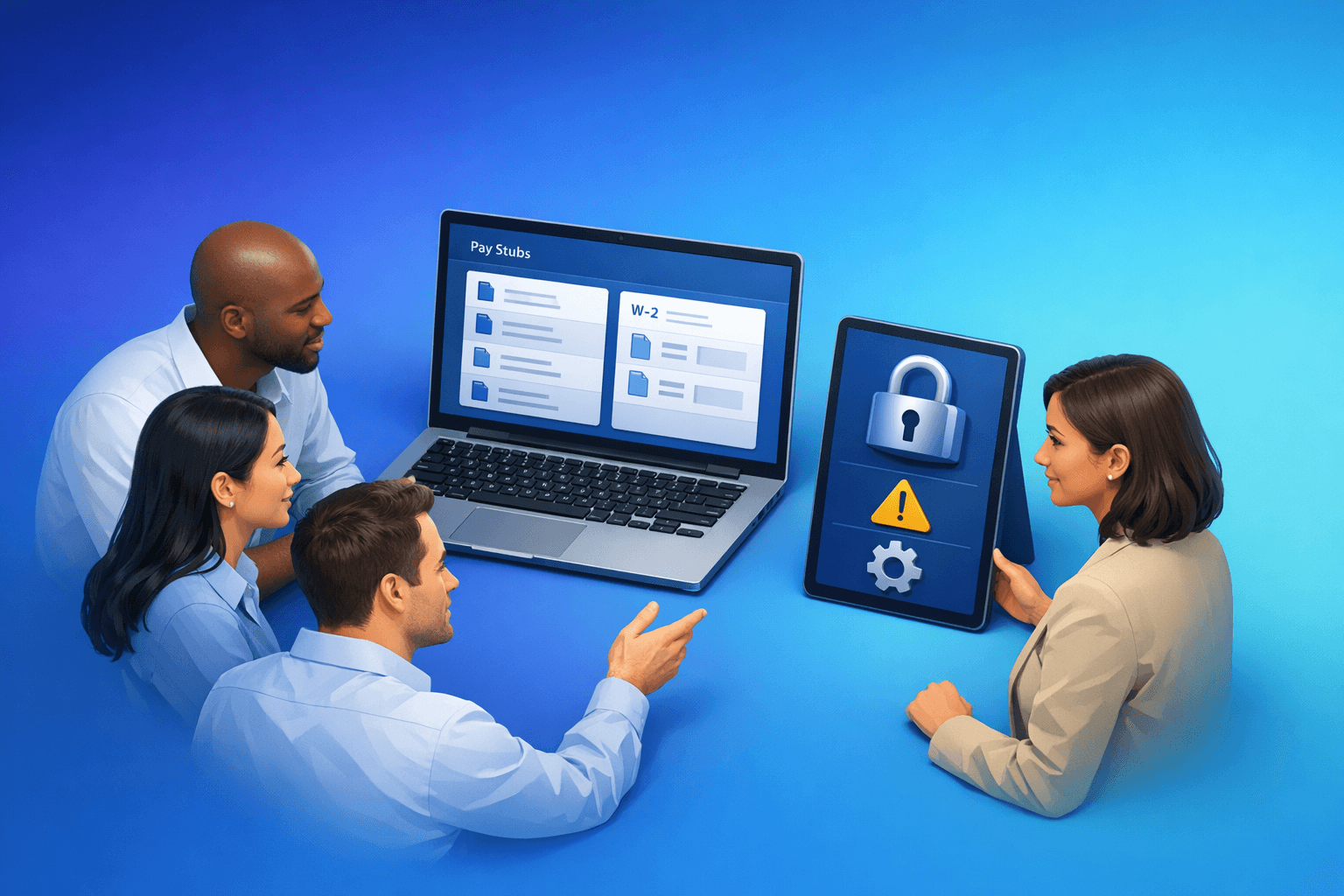 Cover: Setting up and using a payroll portal to view pay stubs and W-2s. Set Up a Payroll Portal for Pay St