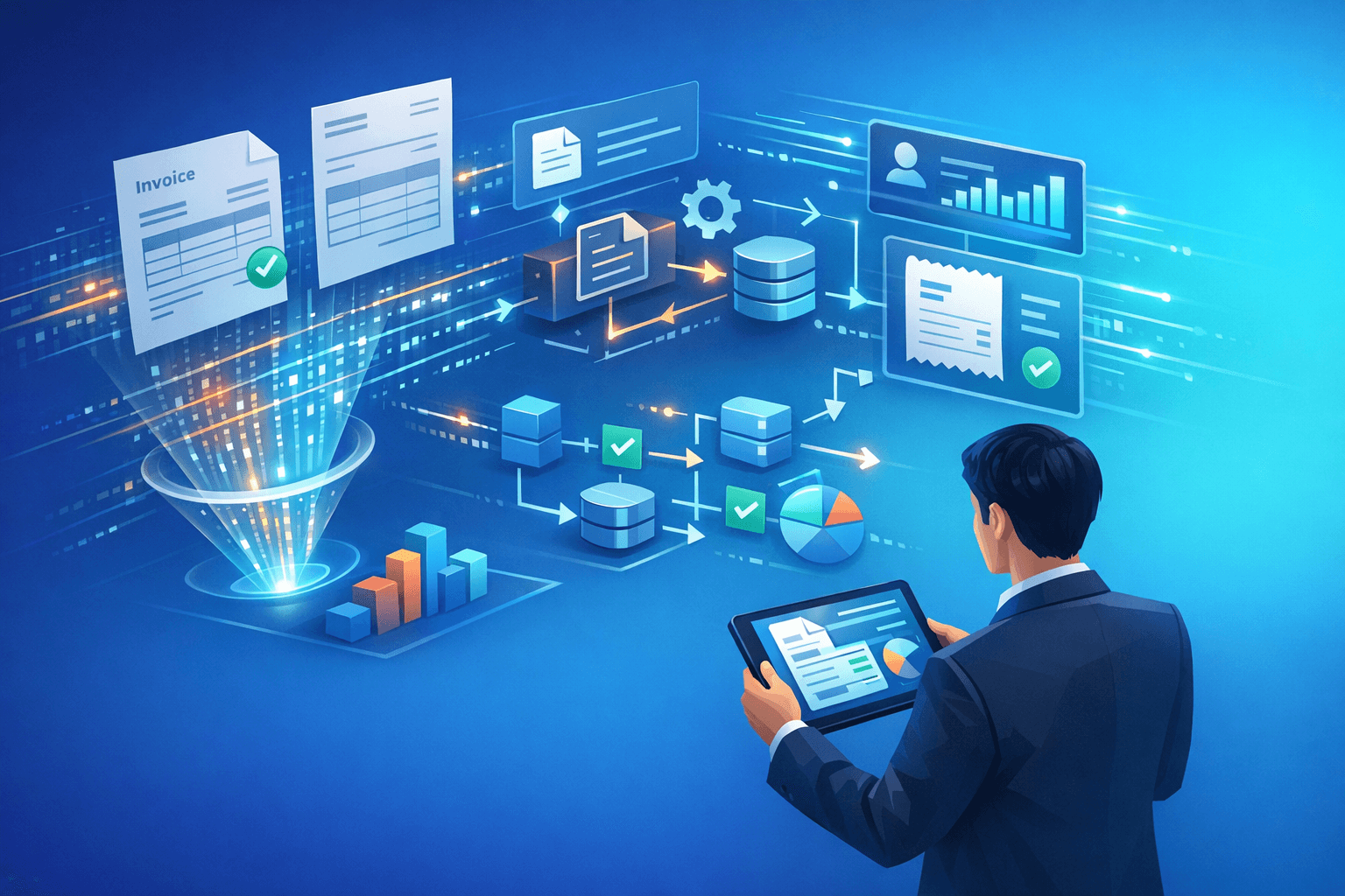 Cover: Smart document capture and automated data extraction. Smart Document Capture for Faster Data Extract