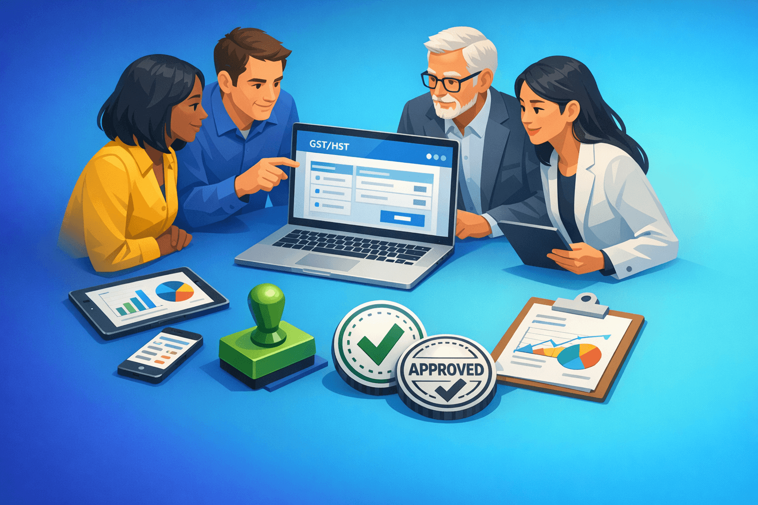 Cover: Tax authority certification for GST/HST electronic filing. Tax Authority Certification for GST/HST E