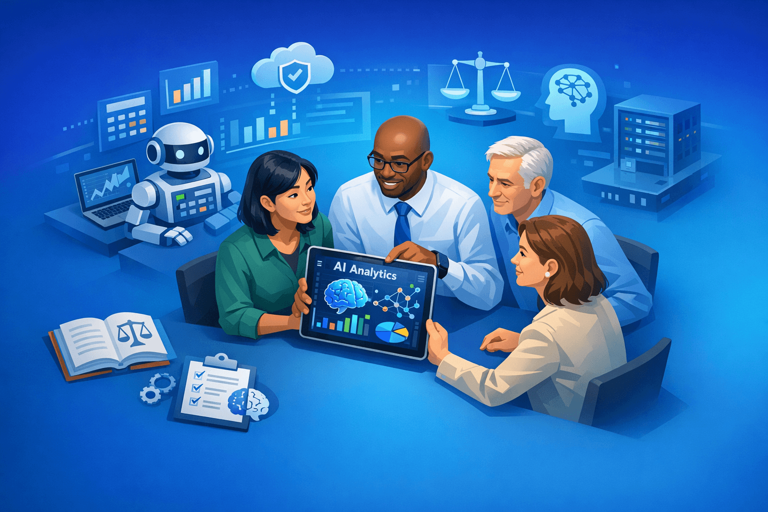 Cover: The AICPA's Position on AI in Accounting: What US CPAs Need to Know. AI Guidance for US CPAs. Clear,