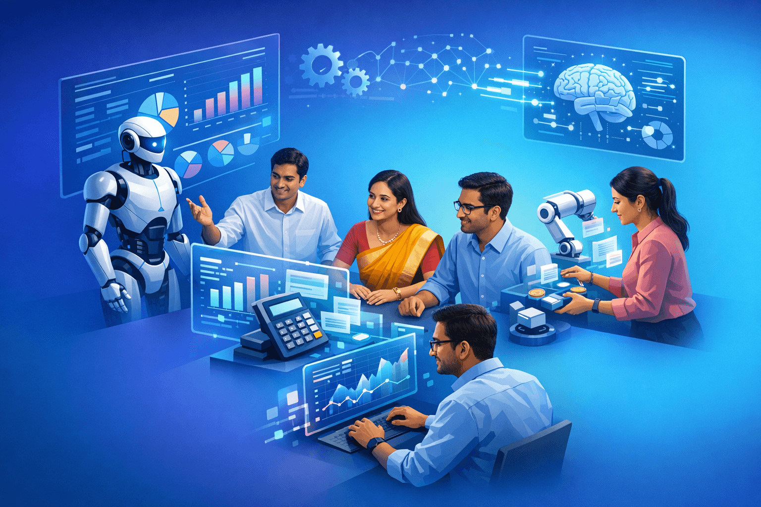 Cover: The Future of Accounting Firms in India: Will AI Make Your CA Partner Irrelevant?. Future of Account