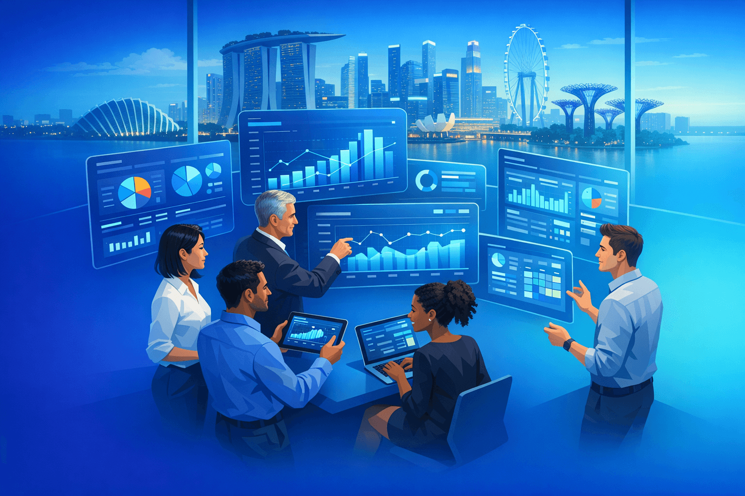 Cover: Top AI Bookkeeping and Accounting Tools for Singapore Businesses in 2025. AI Accounting Tools for Si