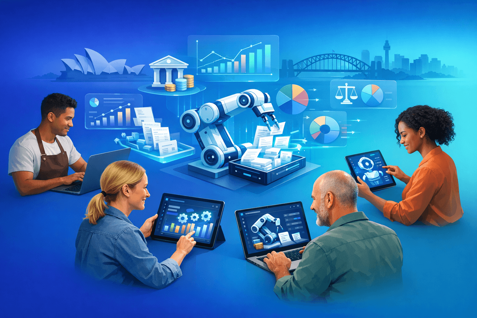 Cover: Top AI Bookkeeping Tools for Australian Small Businesses in 2025. AI Bookkeeping Tools for Australia