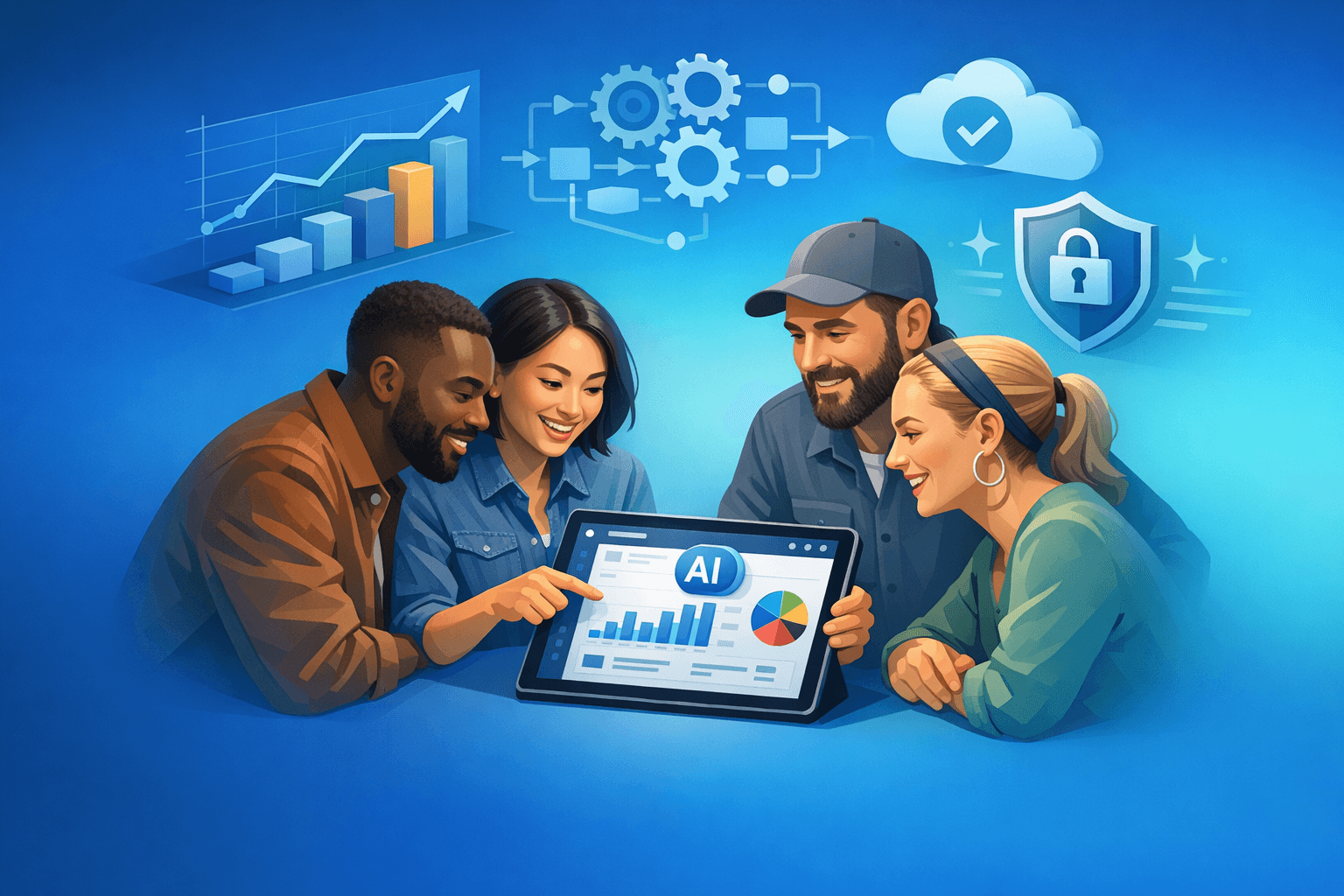 Cover: Top AI Bookkeeping Tools for US Small Businesses in 2025. AI Bookkeeping Tools for US Small Business