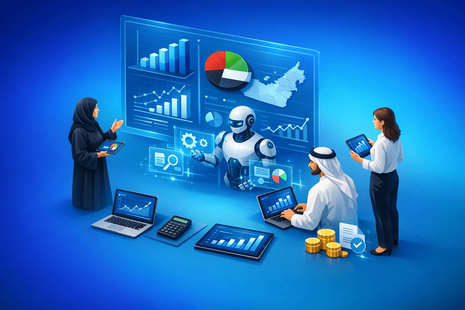 Cover: UAE Corporate Tax and AI: How Accountants Are Automating CT Compliance. AI for UAE Corporate Tax Com